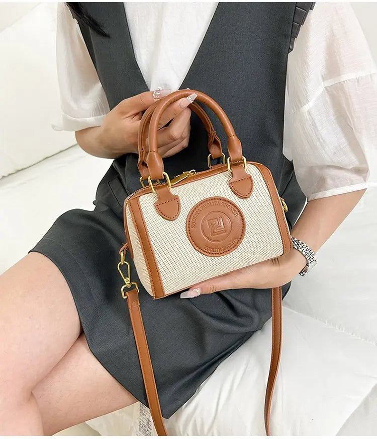 Famous Designer Leather Women's Tote Bag Luxury Brand Popular Classic Fine Craftsmanship Elegant Vintage Commuter Bag