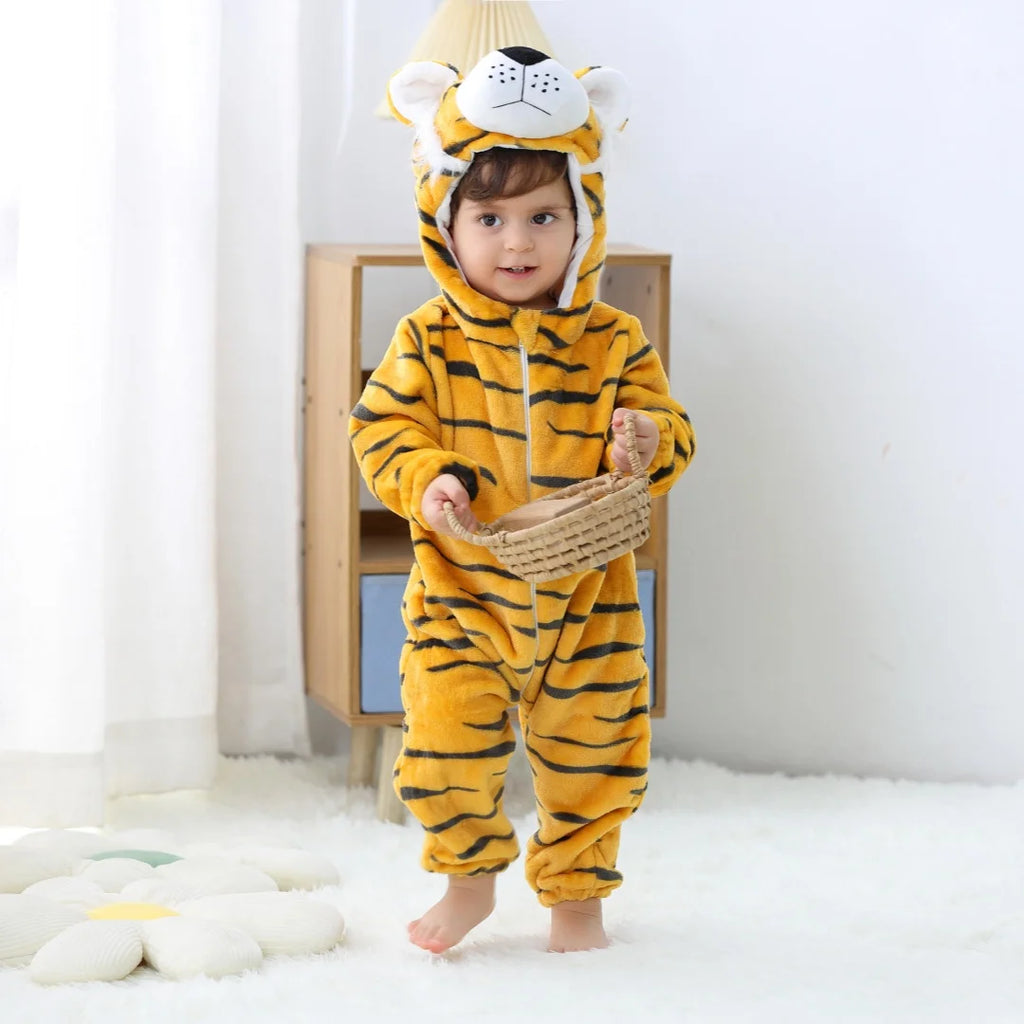 Baby Unisex Romper Kigurumi Infant Cute Stitch Dinosaur Animal Jumpsuits Newborn Cartoon Pajamas For Kids Boys Girls Christmas
