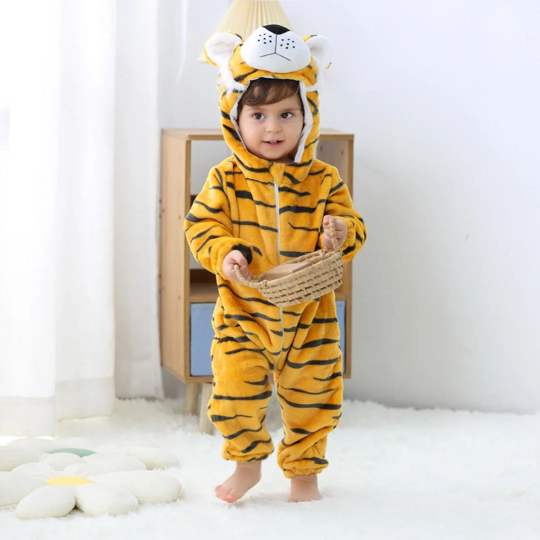 Baby Unisex Romper Kigurumi Infant Cute Stitch Dinosaur Animal Jumpsuits Newborn Cartoon Pajamas For Kids Boys Girls Christmas