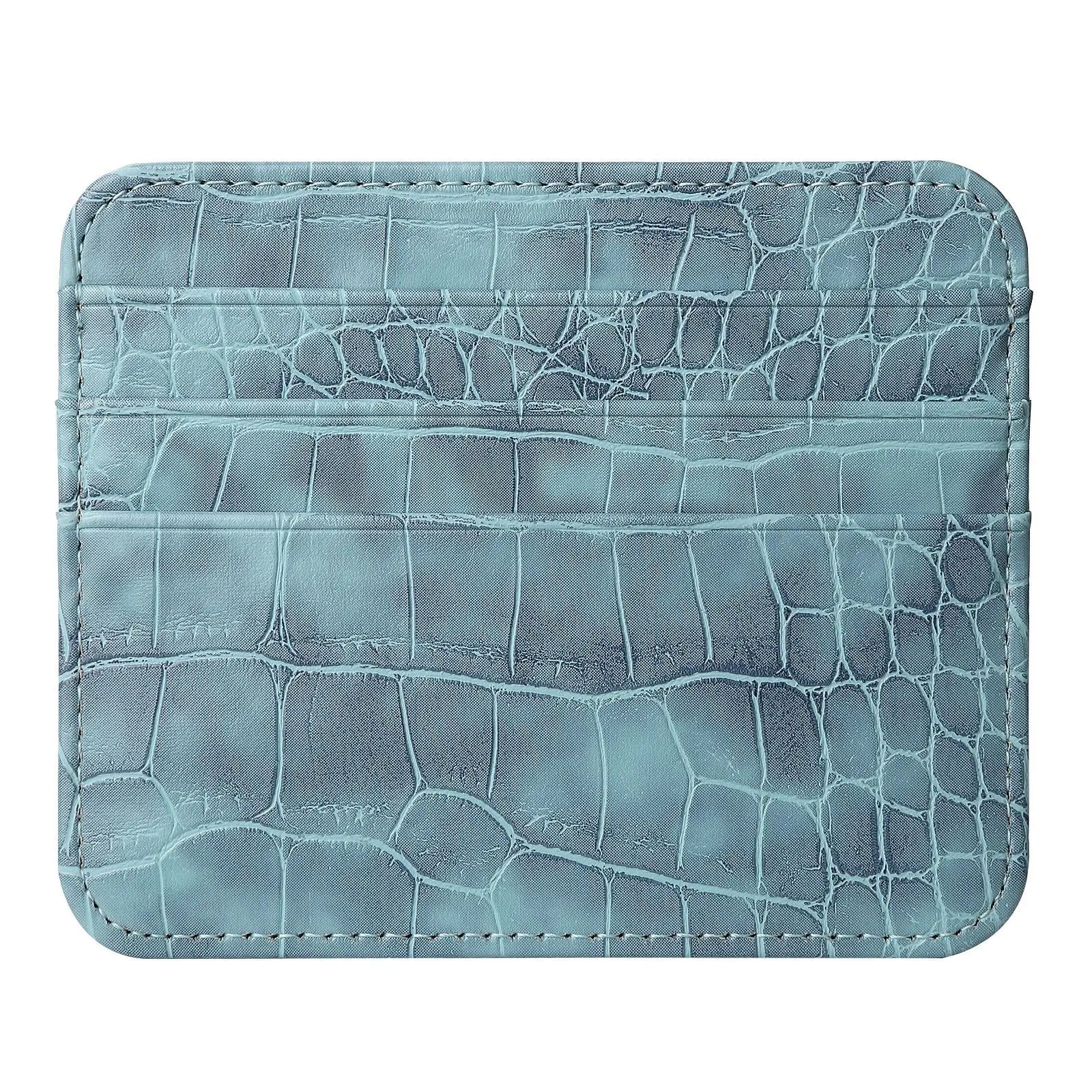 Double-sided Credit Card Holder Slim Bank Card ID Cards Coin Pouch Case Bag Wallet Organizer Women Men Thin Business Card Purse