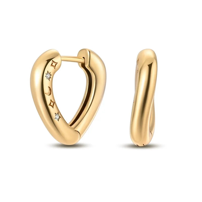 925 Silver Pearl Bee Star Moon Earrings – Trending Fashion Jewelry Gift