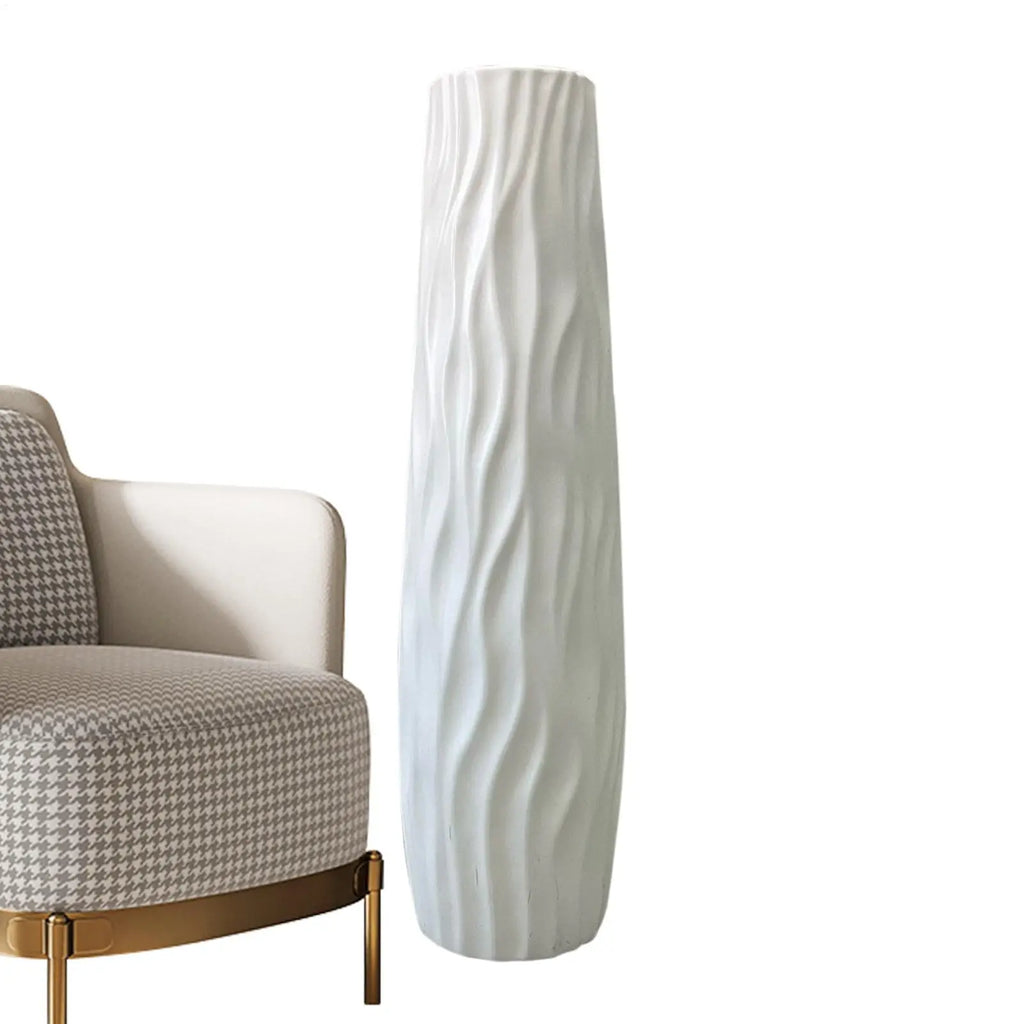 Tall Vases for Floor Textured Standing Decoration