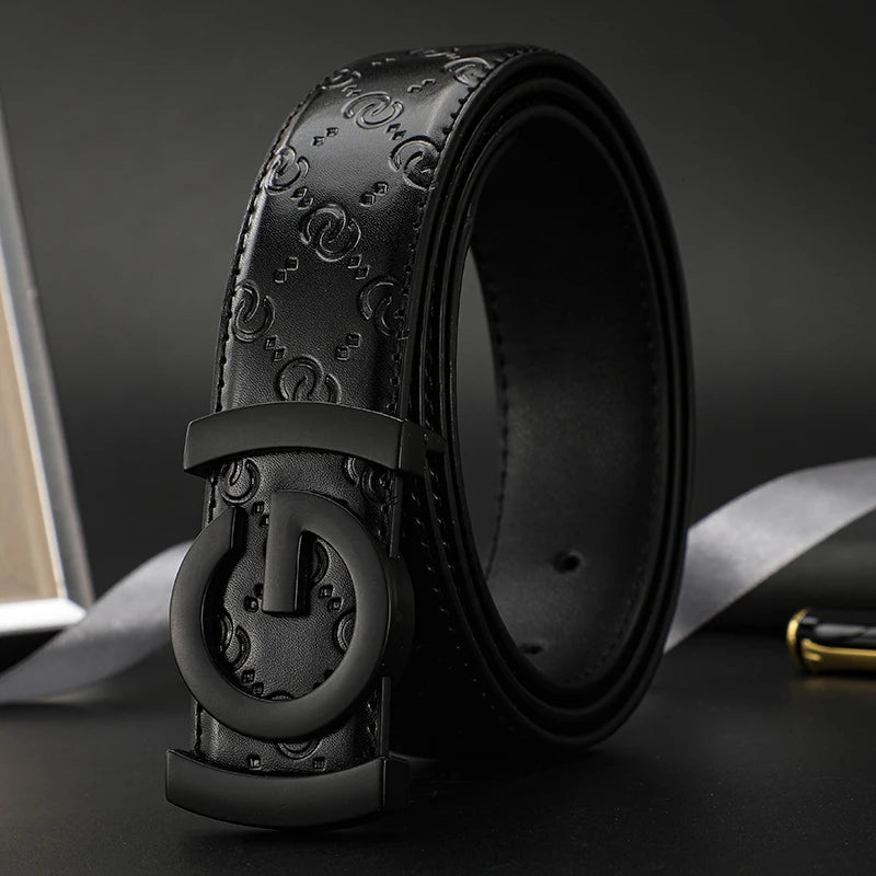 Men's Belt Fashionable Belt for Men Letter G Buckle Luxury Brand Belt Male Boss Business Style