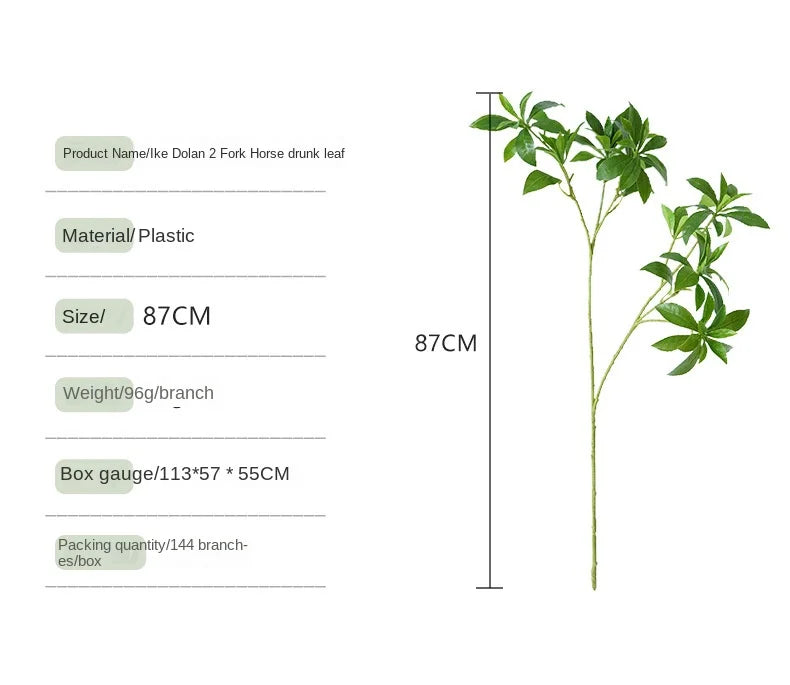 Artificial Green Planting Horse Drunk Wood Fake Branches