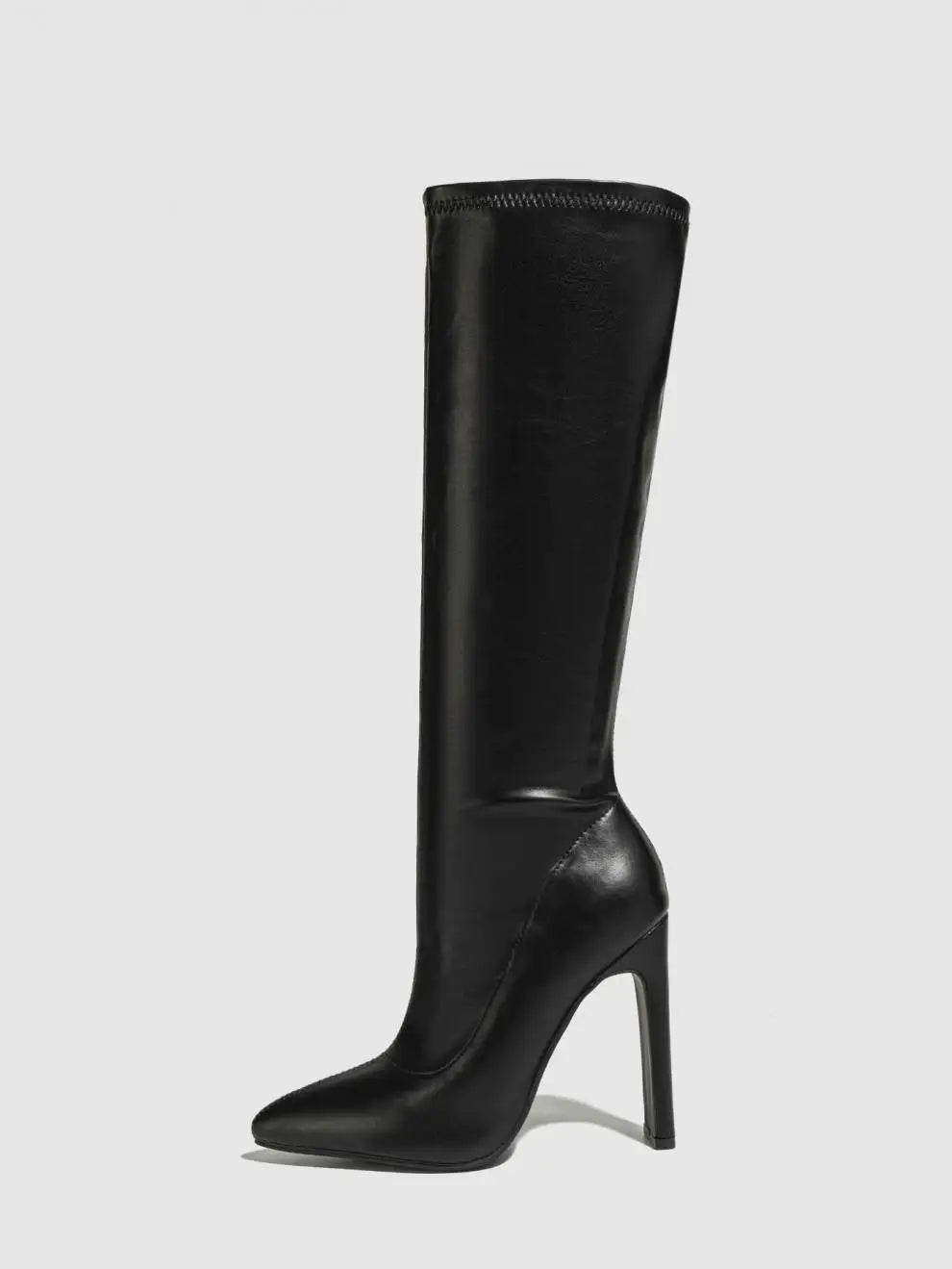Winter New Fashion Knee-High Boots Women Pointed Toe Elegant Thin High Heel Casual Ladies Pumps Shoes Long Botas Mujer