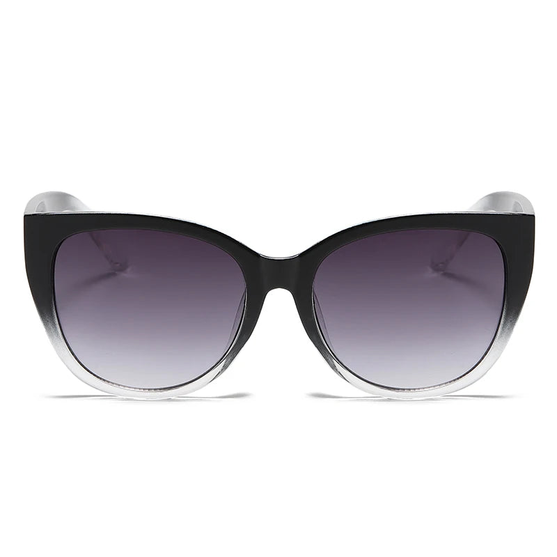 Fashion Cat Eye Sunglasses Women Brand Desginer Sun Glasses Gradient Simple Wide Leg Design Unisex Cateye Female Shades UV400