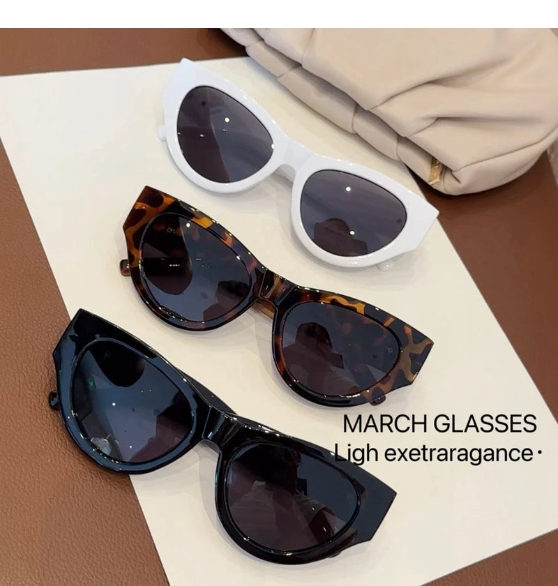 Fashion Women Sunglasses Luxury Retro Sun Glasses Cat Eye Eyewear for Men Gafas De Sol Hombre  Oculos De Sol Masculino 2025