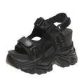 Brand Chunky Platform Sandals Women 10.5CM High Heels Sexy Open-toed Sandals Wedge Increased Shoes Ladies Beach Summer Sandalia