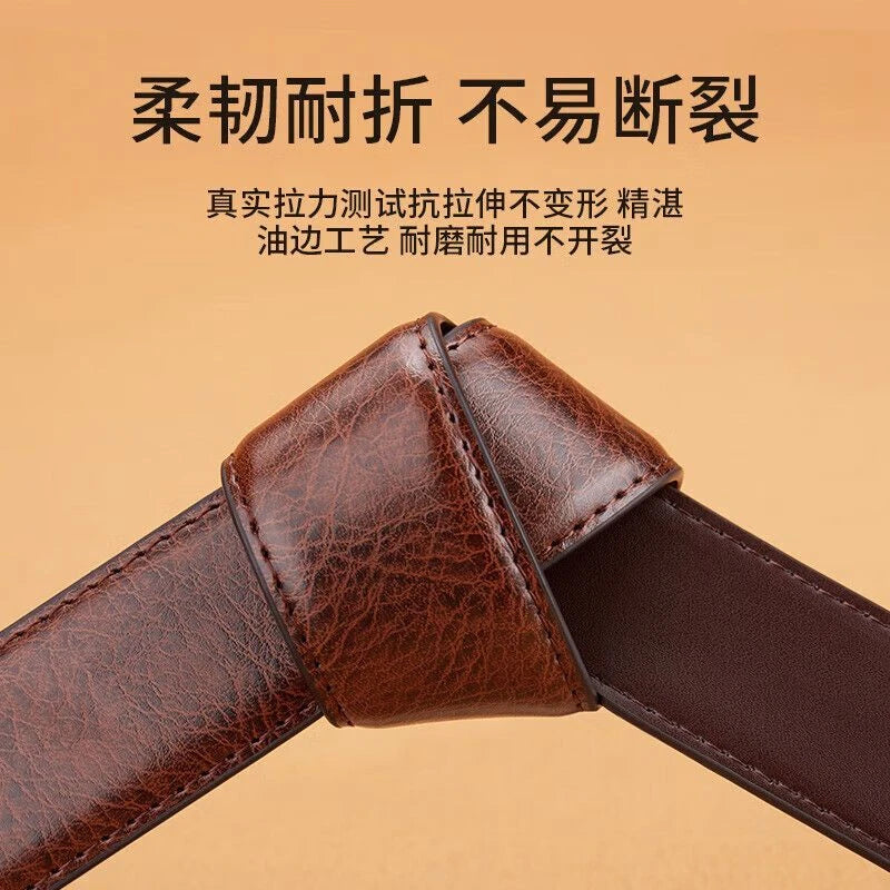 Mens Belt - Mens Ratchet Belt Leather for Dress Pant - Micro Adjustable Belt Fit Everywhere