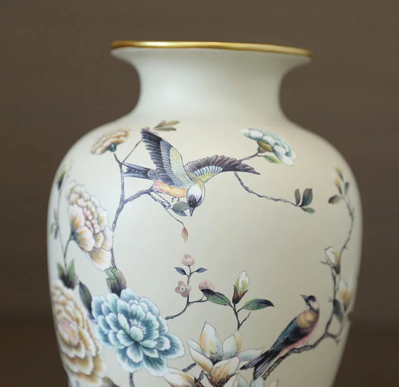 American Style Ceramic Vase Dining Table Entrance Tea Table Decoration Modern And Simple European Style French Creative Crafts