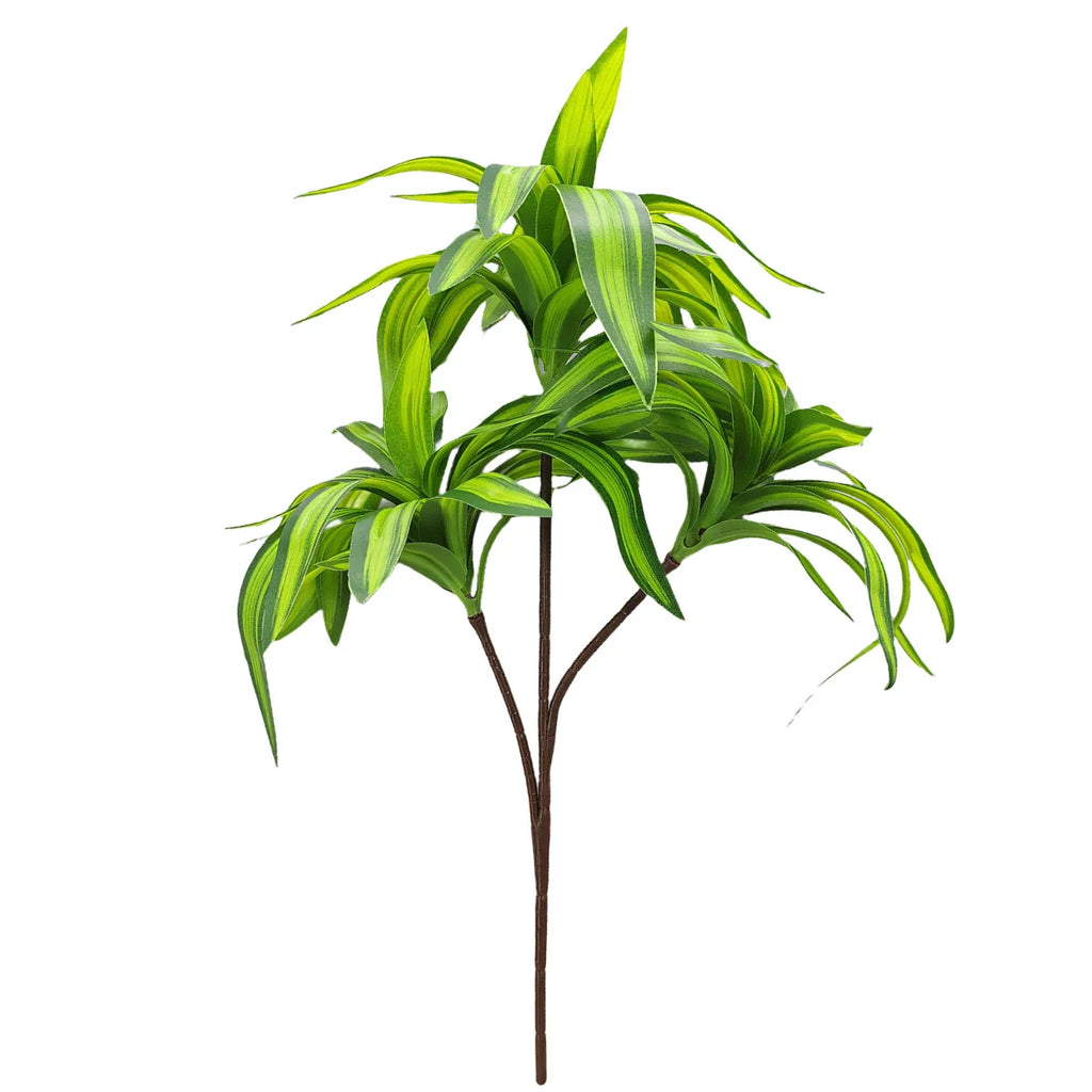 Artificial Palm Plants Tree Plastic Bamboo Branch Tropical Potted Plants
