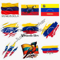 VENEZUELA Map Flag Car Sticker Quality Waterproof Vinyl Self-adhesive Car Sticker Car Accessories Decor Decals