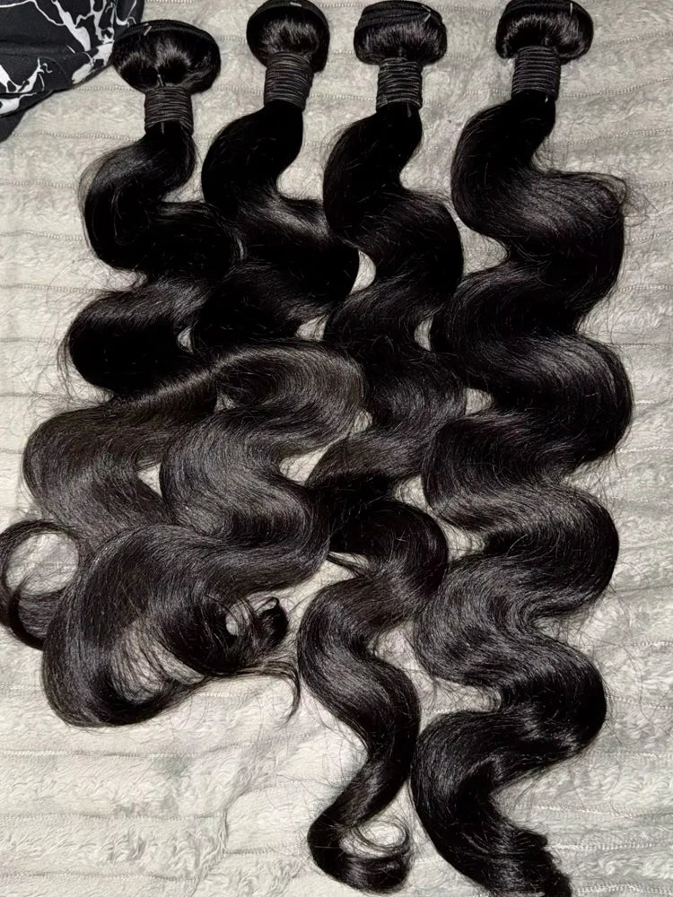 Brazilian Body Wave Hair Bundles – 3-4 Bundles Human Hair