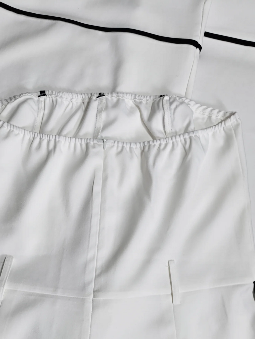 Spring/Summer New Elegant Sexy Contrast Color Trim Halter One-Shoulder Wide Leg Pants Dress for Party Vacation