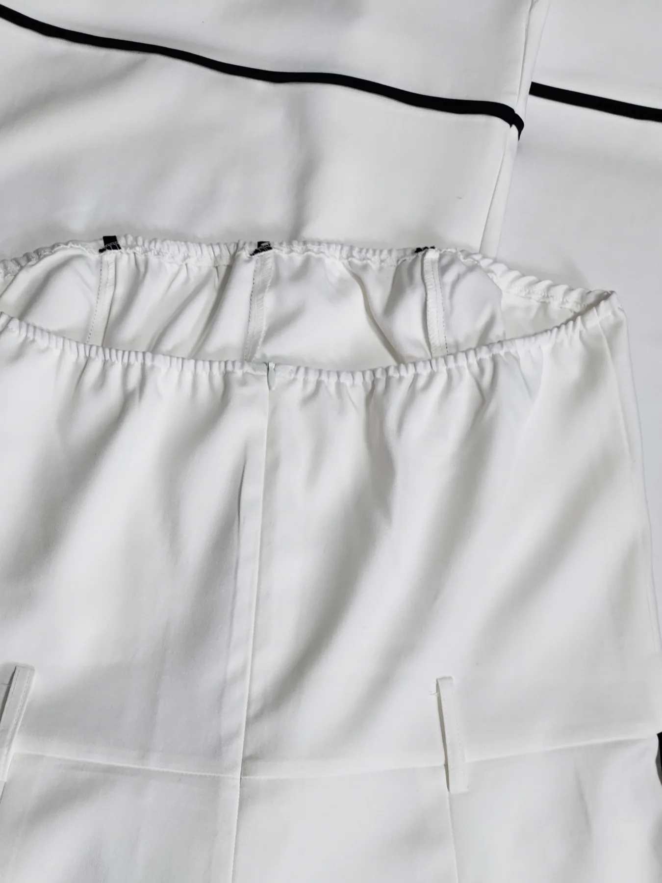Spring/Summer New Elegant Sexy Contrast Color Trim Halter One-Shoulder Wide Leg Pants Dress for Party Vacation