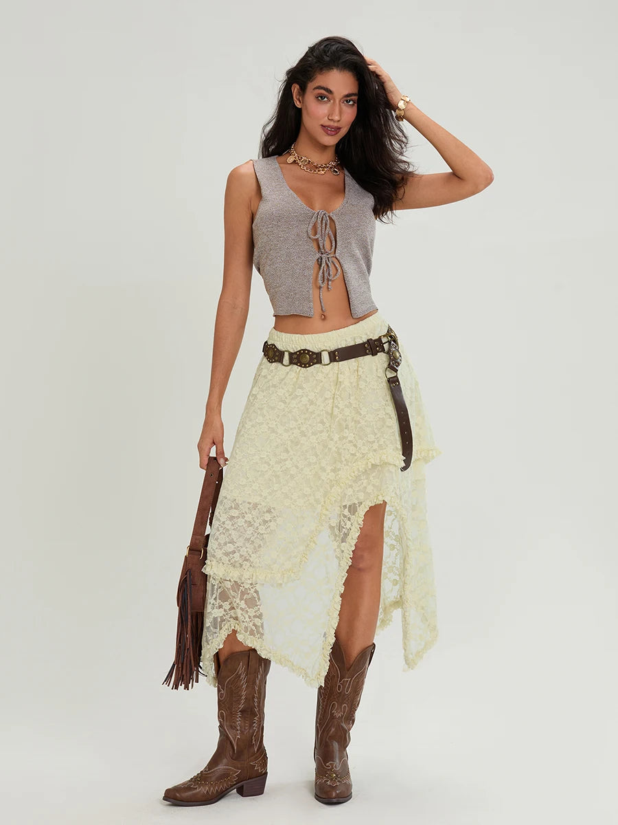 Women s Fashion Pleated Midi Skirts with Floral Print High Waist A-Line Skirts Elegant Summer Casual Skirts