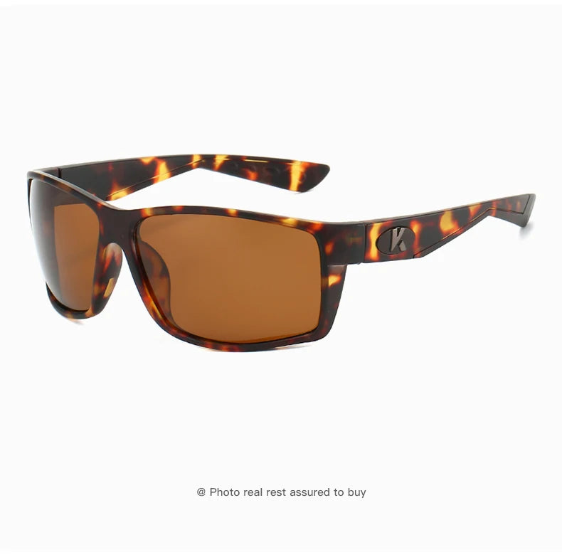 Karos Super Fashion Square Polarized Sunglasses Men Women UV protection outdoor Riding Fishing Retro Designer Sun Glasses UV400