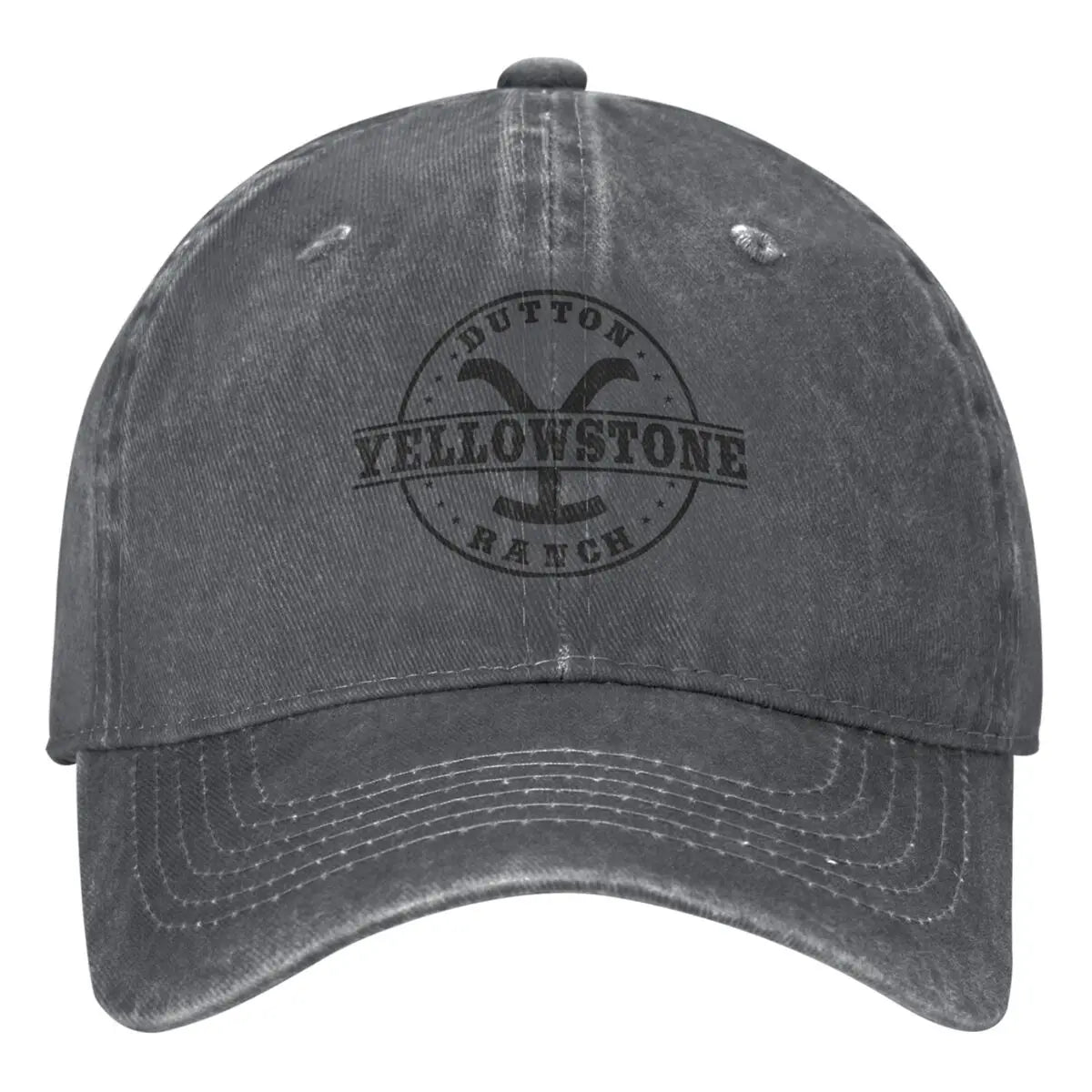 Yellowstones Dutton Ranch Baseball Cap Vintage Logo Hiking Fishing Retro Trucker Hat Unisex Men Fashion Sunshade Baseball Caps