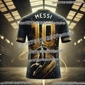 MESSI Soccer Jersey Hot Selling Football Superstar Commemorative Shirt High Quality Quick Dry Breathable Comfortable Fan Sportsw