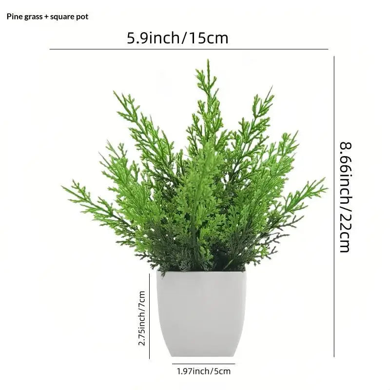 Artificial Potted Plants With Lifelike Foliage And No Maintenance