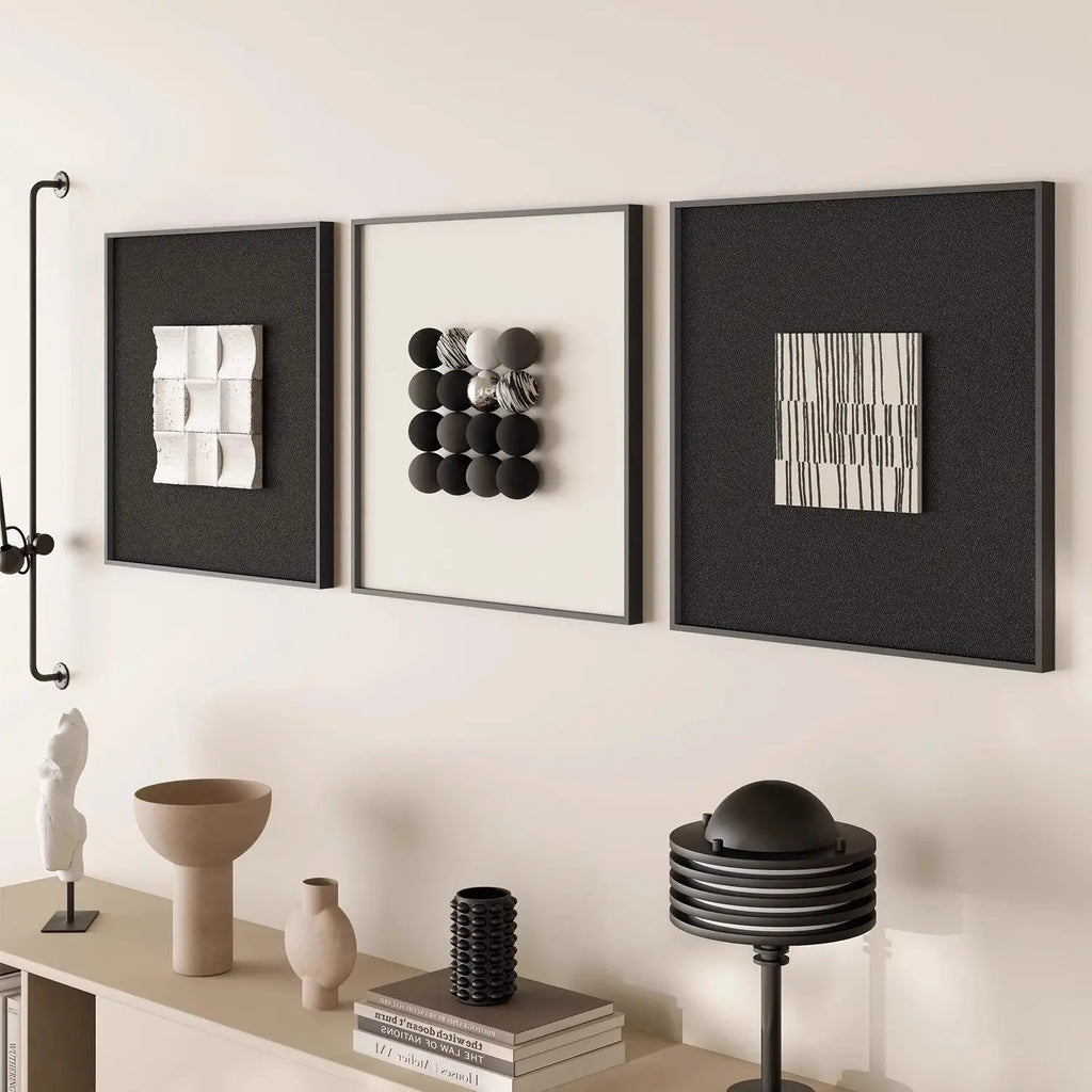 European-style Minimalist  Wall Art Living Room Decoration Vertical Decor Dining Room Foyer Irregular Wall Art Home Decoration