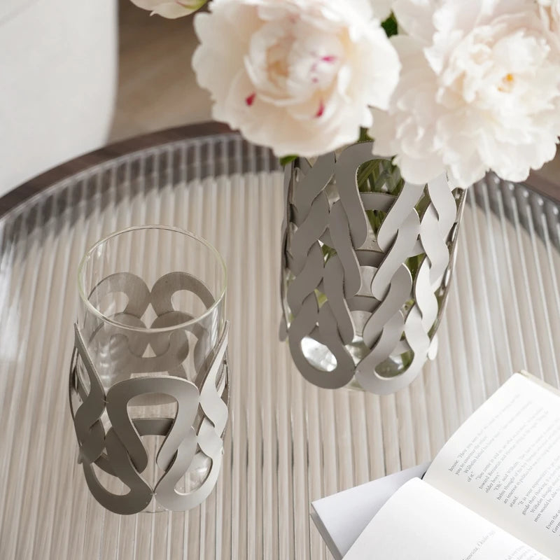 Glass Vases Decoration Aesthetic Flower Vase