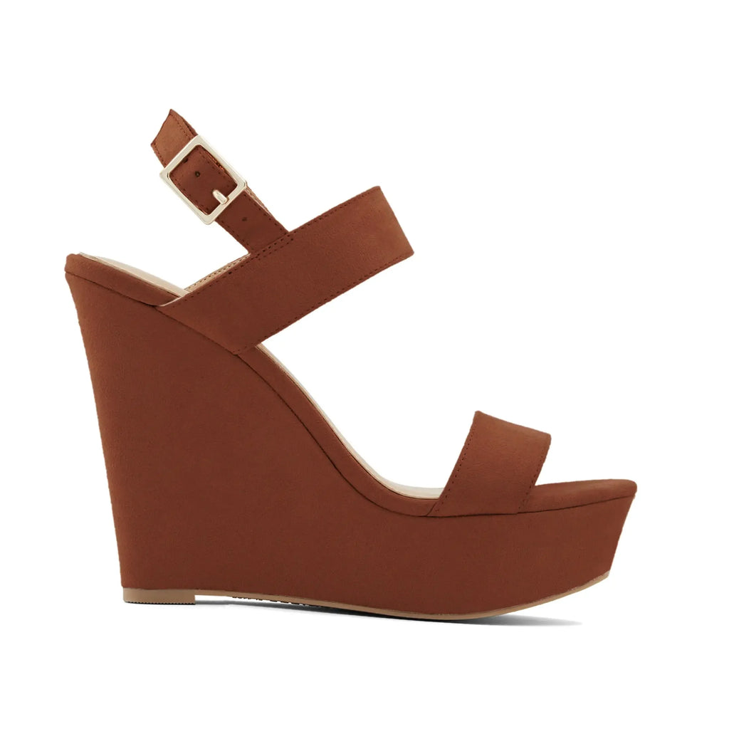 Summer Colourful Sexy Open Toe Ankle Strap Platform Wedge Women Sandals Super Buckle High Heels Gladiator Ladies Wedding Shoes