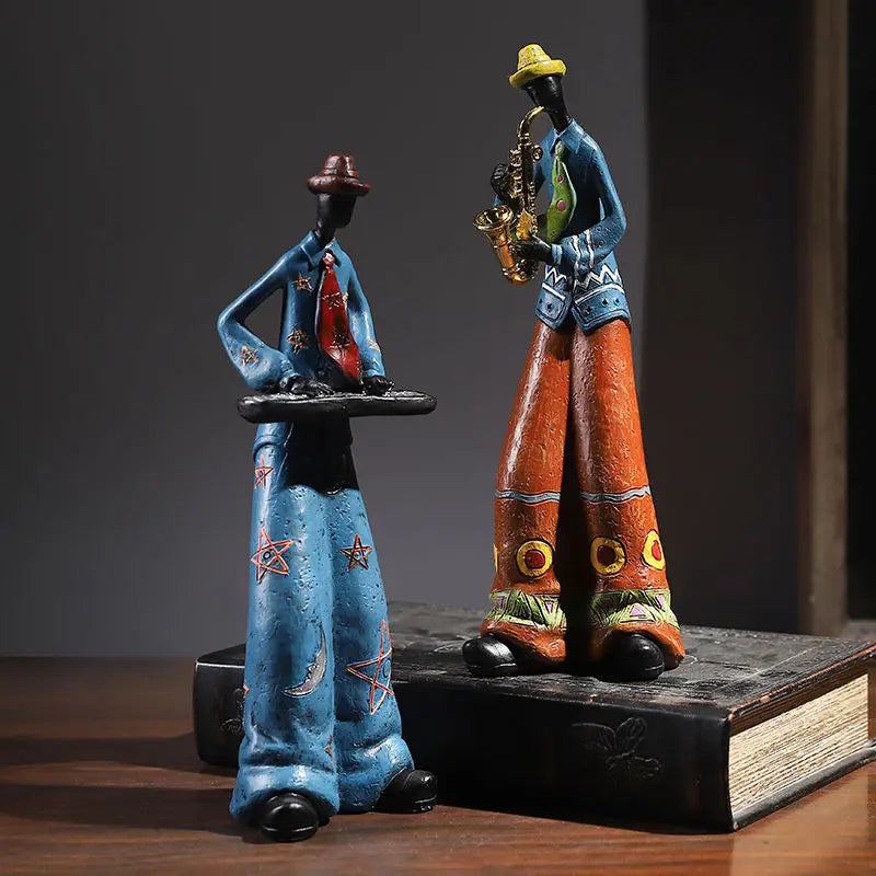 Wine Cabinet Decoration Western The Band Characters Retro Ornaments