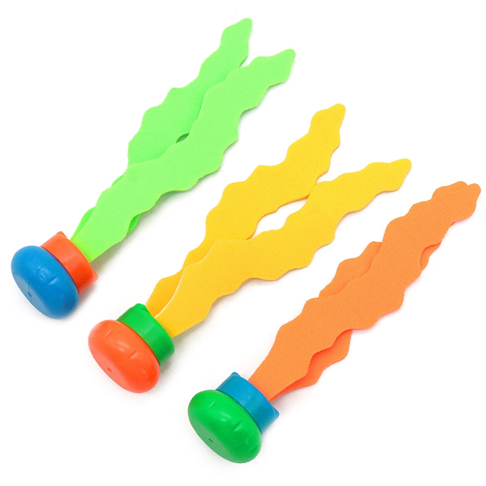 Swimming Diving Toys Children's Fish Dolphin Buoy Pool Treasure Hunt Diving Water Diamond Kids Water Game Toys Set Reusable Gift