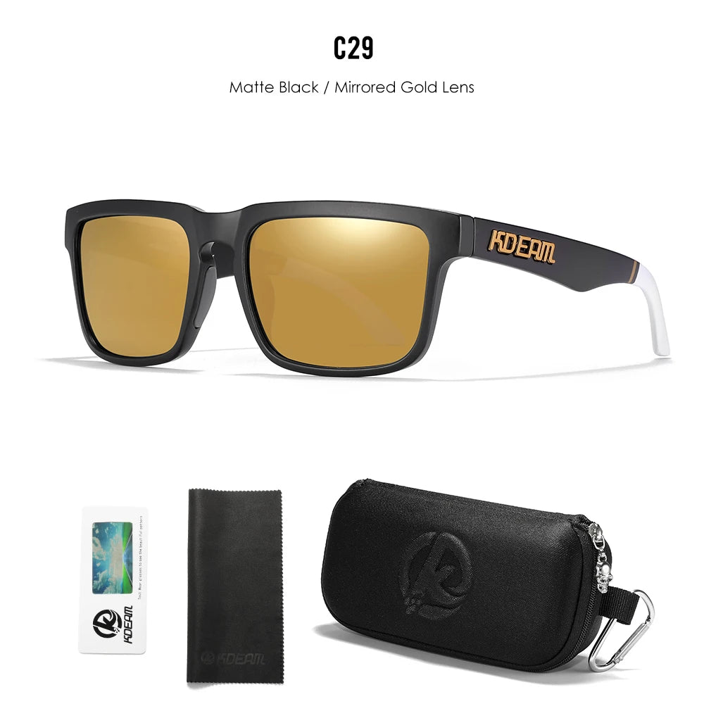 KDEAM Men's Square Sunglasses