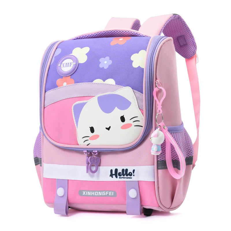 Shark Backpack Boys for Kids Girl Kitten Bookbag for Primary School Bags Travel Back Pack
