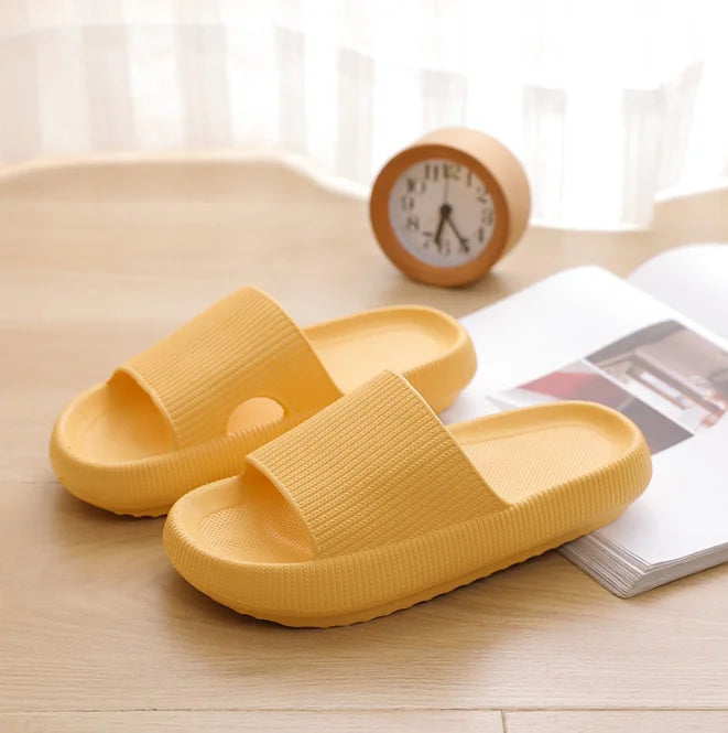 Women Thick Platform Cloud Slippers Indoor Home Eva Soft Sole Pillow Slides Sandals