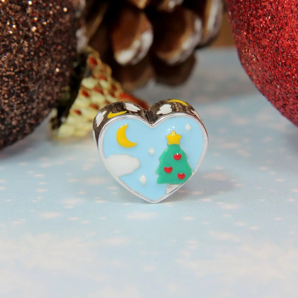 925 Sterling Silver House Star Moon Colorful Heart Pendans Beads Diy Fit Original Pendant Charm Bracelet Necklace Women Jewelry
