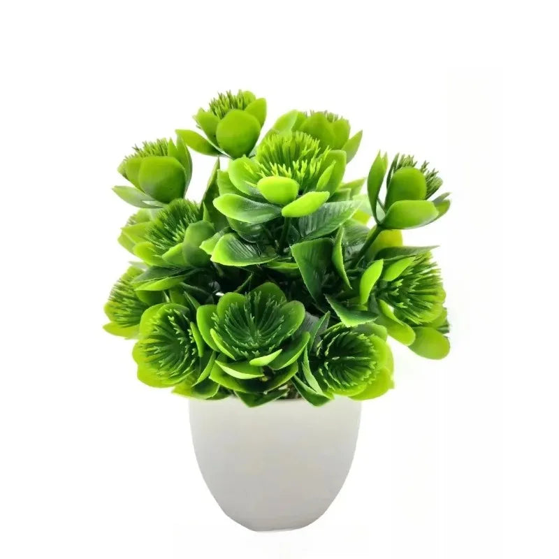 1PC Artificial Plant with Plastic Pot