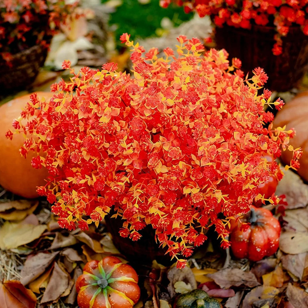 Artificial Flowers Vase Home Room Decor, Fall Decoration