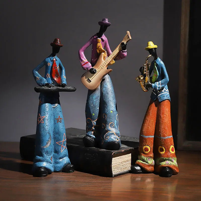 Wine Cabinet Decoration Western The Band Characters Retro Ornaments