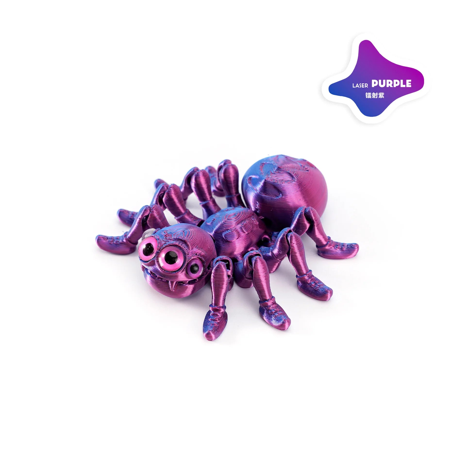 3D Printed Spider, Articulated 3D Animals,Relief Stress Fidget Toys, Desktop Pet Halloween Surprise Gift for Home Office Décor