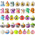 Eye-Popping Squeeze Toy Stress Relief Squishy Fidget Sensory Bouncing Toys Squeezable Staring Eyeball Fruit Animals Kid Gift