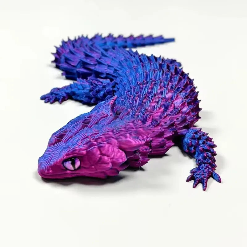 3D Printed Crocodile Articular Movable Funny Gifts Rotatable Office Home Desktop Decorations Crafts Decor Игрушки Для 3D-печати