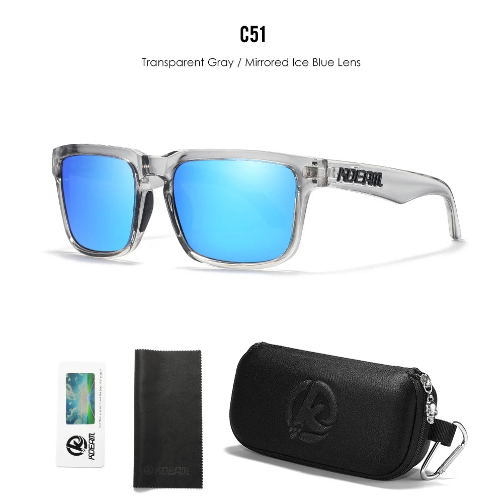 KDEAM Men's Square Sunglasses