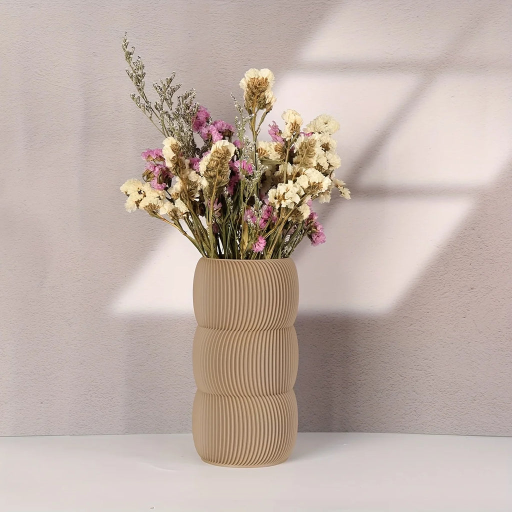 1 Piece, Bohemian Style Decorative Vase, Home Decor Vase, Perfect for Dried Flowers