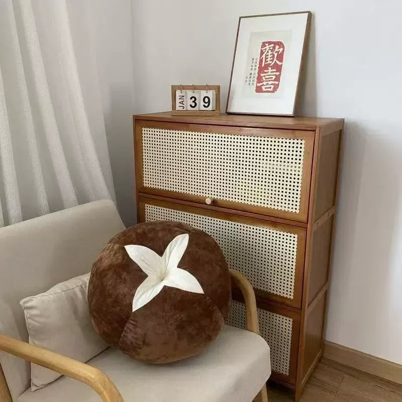 Sofa Bay Window Cushion Bedroom Room Decoration Ins Style Cute Little Ornaments Mushroom Tomato Cushion Pillow