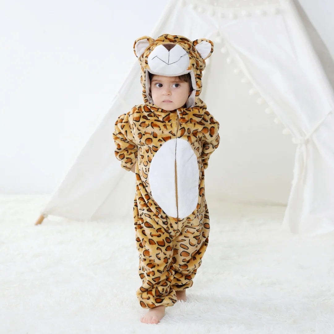 Baby Unisex Romper Kigurumi Infant Cute Stitch Dinosaur Animal Jumpsuits Newborn Cartoon Pajamas For Kids Boys Girls Christmas