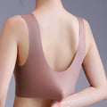 FallSweet 3PCS Lace Seamless Bra for Women Push Up Bra Ice Silk Bras No Steel Ring Bralette Brassiere Female Lingerie Underwear