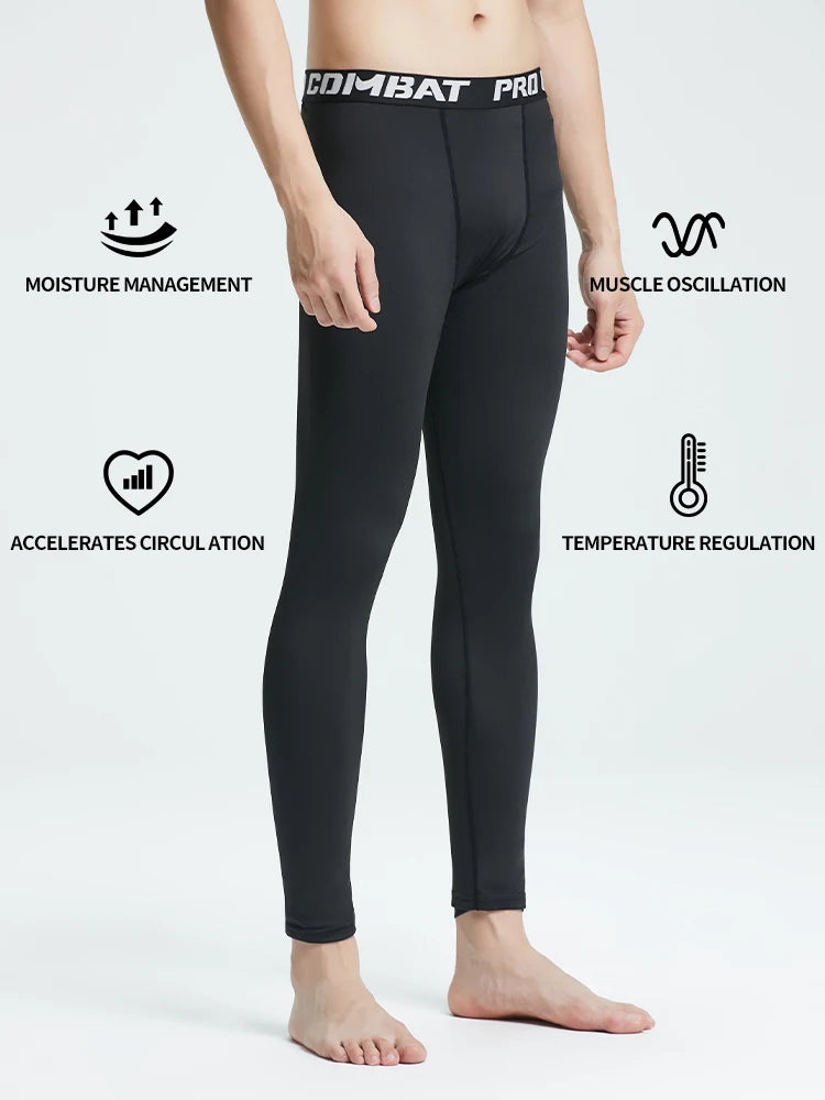 Men's Compression Pants Tights Cool Dry Leggings Sports Baselayer Running Tights Athletic Workout Active Shorts