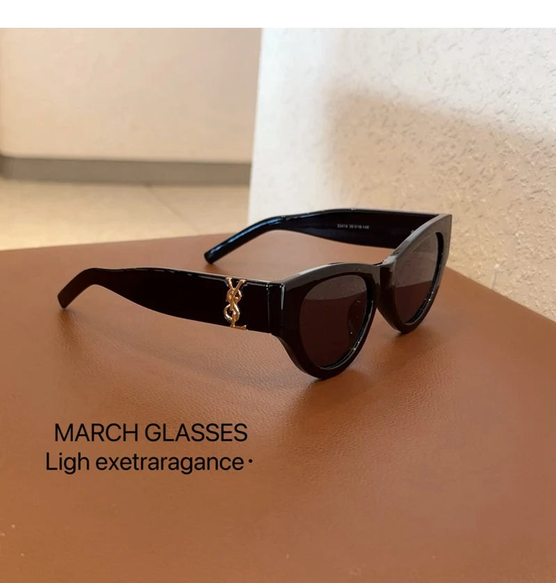 Fashion Women Sunglasses Luxury Retro Sun Glasses Cat Eye Eyewear for Men Gafas De Sol Hombre  Oculos De Sol Masculino 2025