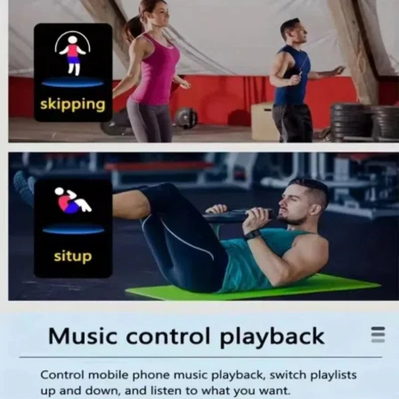 Smart Watch For Men Women Kids Message Remind Music Control Sport Step Calories D13 Smartwatch Alarm Clock 116Plus
