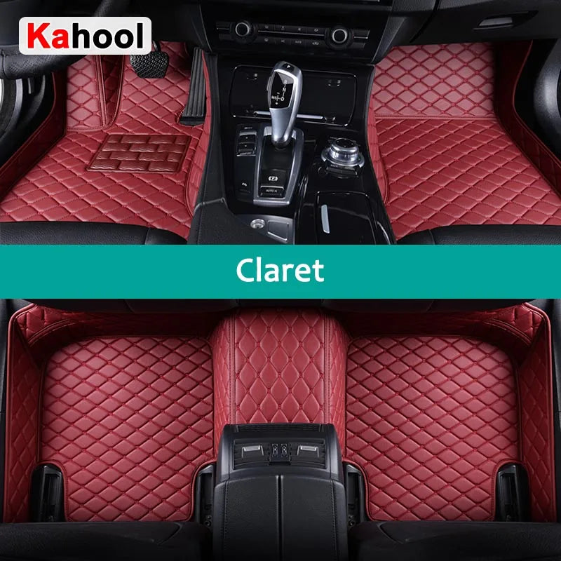KAHOOL Custom Car Floor Mats For Subaru XV Crosstrek Auto Carpets Foot Coche Accessorie