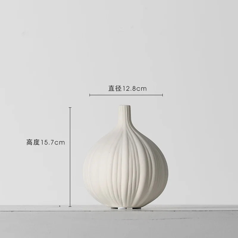 Elegant Ceramic Vase Decoration Dry Flower Arranger