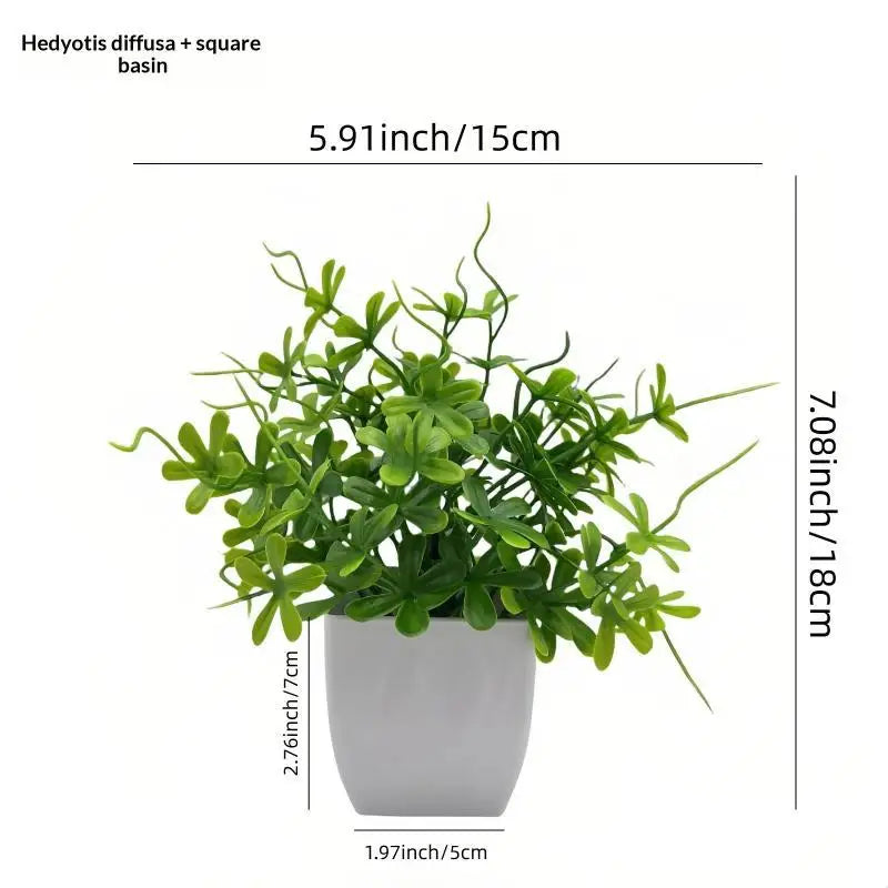 Artificial Potted Plants With Lifelike Foliage And No Maintenance